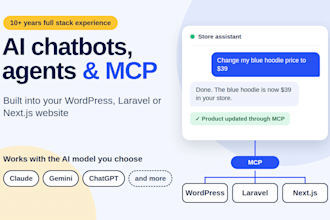 build ai chatbots, agents and mcp integrations for your app and website