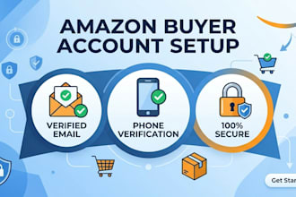 create and setup amazon buyer account professionally