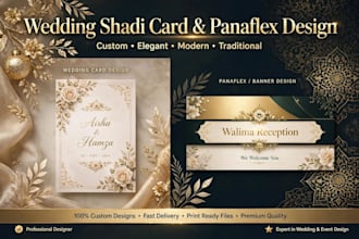 design wedding shadi card flex board