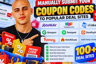 manually post your coupon code submit discount code to popular deal sites