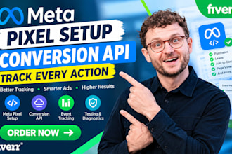 set up meta pixel, conversion API and conversion tracking for facebook instagram