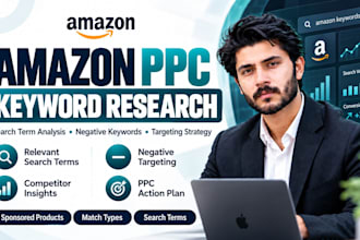 do amazon PPC keyword research and search term analysis