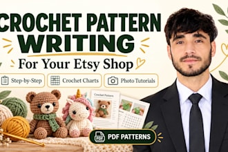 write quality crochet patterns for your etsy shop