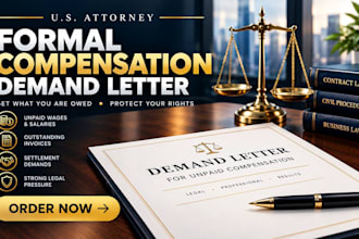 write a formal legal demand letter for a full refund