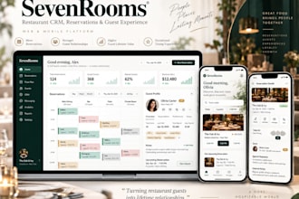 build a restaurant reservation and table management app