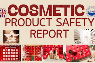 do toxicology report for cosmetic product advent calender