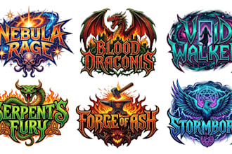 create an original metal band logo