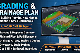 civil engineer, drainage plan, grading erosion control, floor plan