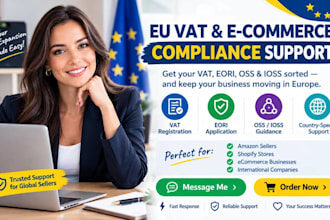 help with eu vat registration, eori, oss and ioss for ecommerce