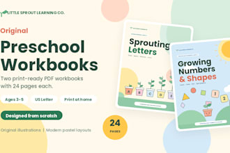 design preschool worksheets for kids