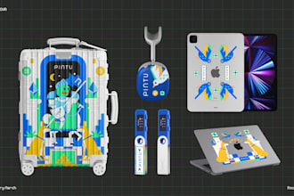create custom illustrations for your merch and products