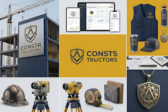 design 3d real estate property home construction logo