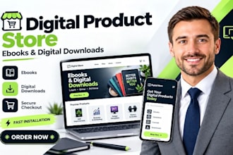 build a digital product store for ebooks and digital downloads