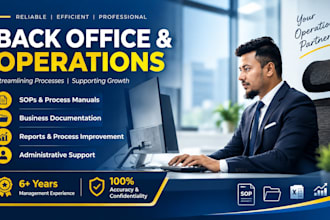 handle back office operations, documents, and sops