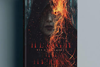 design fantasy book cover, fantasy book cover design art