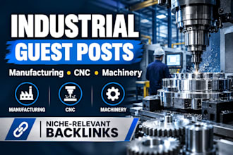 build niche relevant backlinks for industrial and manufacturing websites