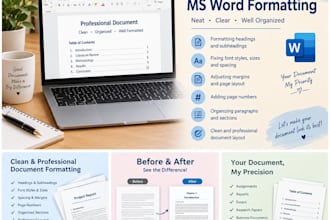 format and edit ms word documents professionally