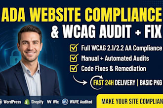 do ada compliance website accessibility audit and wcag accessibility fix
