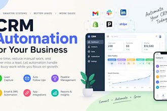 set up CRM automation and lead management workflows