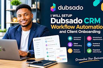 setup dubsado CRM workflow automation and client onboarding