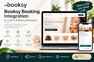 setup booksy booking and integrate it into your salon website