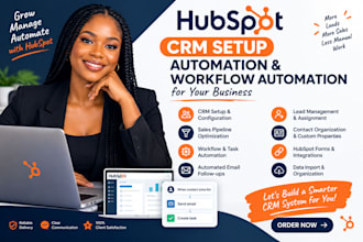 setup hubspot CRM automation and workflow automation for your service