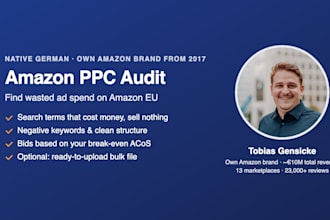 audit your amazon PPC campaigns for the eu marketplaces