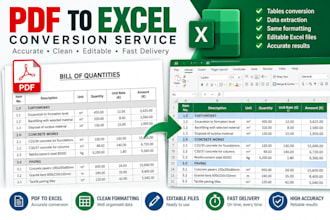 convert PDF to excel accurately