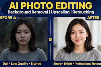 do ai photo editing background removal and retouching