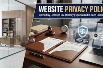 draft a professional privacy policy for your business website