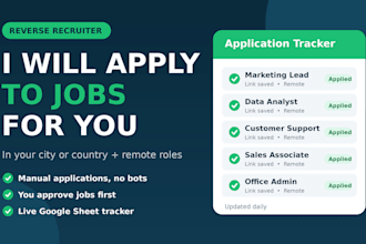 reverse recruit and apply to jobs in your city or country