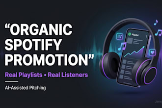do organic spotify music promotion with ai assisted playlist pitching