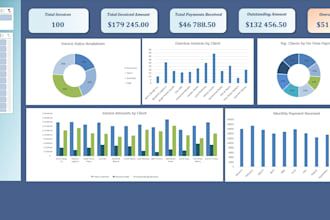 extract invoice data and build an organized excel database