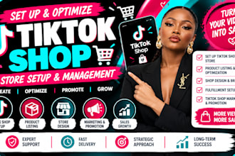 setup tik tok shop, tiktok shop product optimization, tiktok shopify marketing