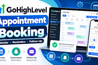 set up gohighlevel calendar and appointment booking automation