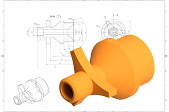 convert 2d drawings and sketches to 3d cad