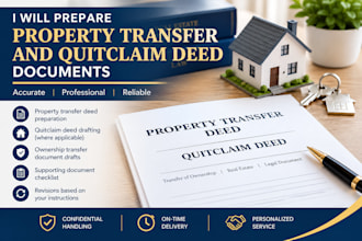 review your property deed and identify document issues