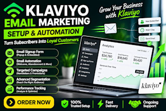 do klaviyo flows setup shopify klaviyo email marketing automation flows expert