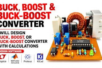 design buck, boost or buck boost converter with calculations