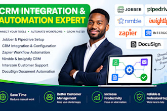 integrate jobber, pipedrive and automate your CRM workflows