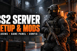 install cs2 server, game mods, plugins and game panel setup