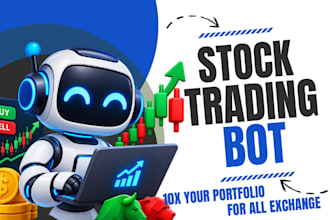 build stock trading bot, webull bot, thinkorswim bot, stock bot for all exchange