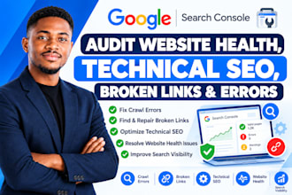 audit website health, technical SEO, broken links and errors