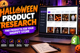 research halloween products for your shopify store