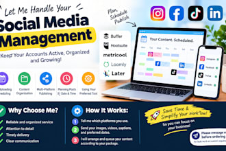 manager buffer loomly later schedule social media post instagram facebook tiktok