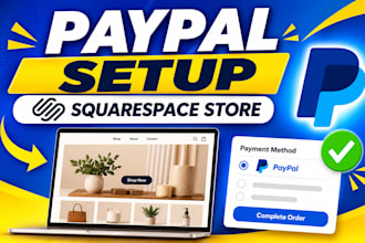 setup paypal stripe and payments on your squarespace store