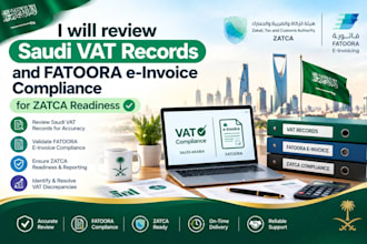 review saudi vat records and fatoora e invoice compliance for zatca readiness