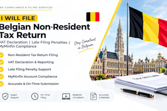 file belgian non resident tax return vat declaration late filing  myminfin comp