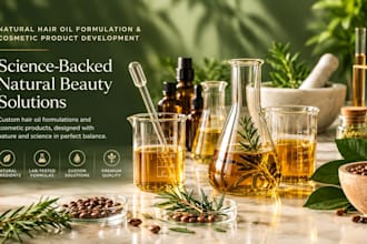 formulate custom shampoo, conditioner and hair oil product