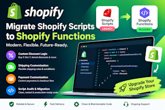 migrate shopify scripts to shopify functions and fix discounts